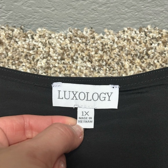 Luxology Black Maxi Dress with Silver Details - Picture 8 of 10